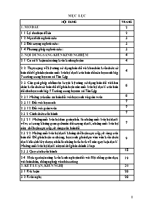 SKKN Rèn luyện kỹ năng sử dụng bản đồ và khai thác kiến thức từ bản đồ cho học sinh lớp 7 Trường trung học cơ sở Tân Lập