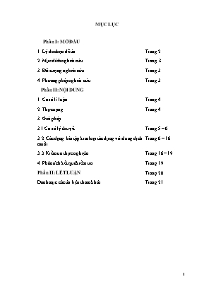 SKKN Một số phương pháp giải bài tập: Kim loại tác dụng với dung dịch muối - Áp dụng trong bồi dưỡng học sinh giỏi lớp 9 Trường THCS Điện Biên- Thành phố Thanh Hóa