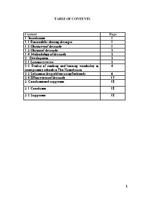 Some experiences on using flashcards to teach English vocabulary for grade 3 students