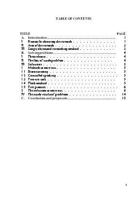 So I choose this theme with the aim to exchange some experiences of myself in the process of teaching “Speaking lesson” English 10 (basic)