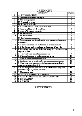 Guide secondary students use collocations to speak English fluently