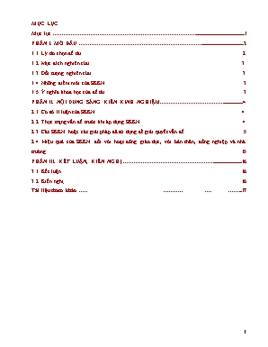 SKKN Hướng dẫn học sinh sử dụng phần mềm SPSS 16.0 để xử lý số liệu trong nghiên cứu khoa học tham gia cuộc thi khoa học – kỹ thuật dành cho học sinh phổ thông