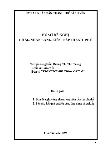 Sáng kiến kinh nghiệm Cách sử dụng lượng từ trong Tiếng Anh dành cho học sinh THCS