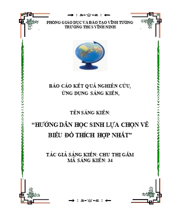 Sáng kiến kinh nghiệm Hướng dẫn học sinh lựa chọn vẽ biểu đồ thích hợp nhất