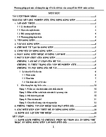 SKKN Phương pháp giải một số dạng bài tập về kiểu dữ liệu xâu trong đề thi học sinh giỏi môn Tin học